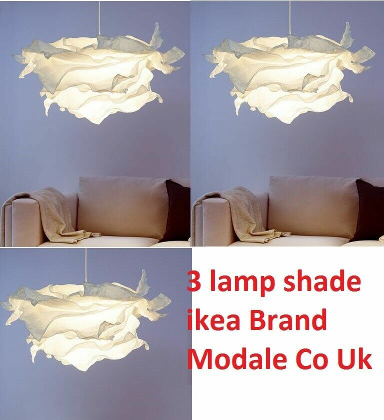Genuine ikea KRUSNING Pendant lamp Shade White TRUBBNATE REGOLIT Ring