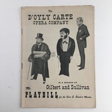1955 Playbill In A Season of Gilbert and Sullivan at Sam S. Shubert Theatre