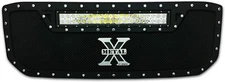 for Sierra HD 2015-2019 T-Rex Torch Series Black Heavy Duty 30" LED Light Grille