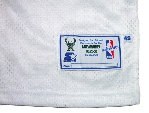 VTG AUTHENTIC 90's GLENN ROBINSON BUCKS NBA STARTER ROOKIE JERSEY 48 SEWN RARE! - Picture 5 of 7