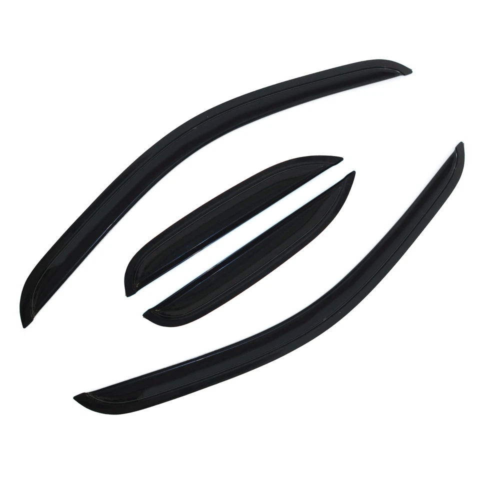 For 2007-2014 Chevy Silverado GMC Sierra Extended Cab Window Visors Vent 4PCS Foto 2 de 4