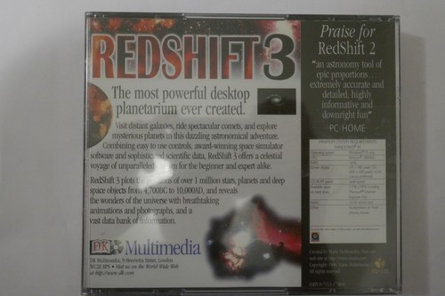 Redshift 3 - Explore the Universe. DK Multimedia CD ROM (Win 95/Mac) - Picture 2 of 3