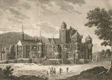KASSEL - L&ouml;wenburg - C. Schule - Kupferstich 1808