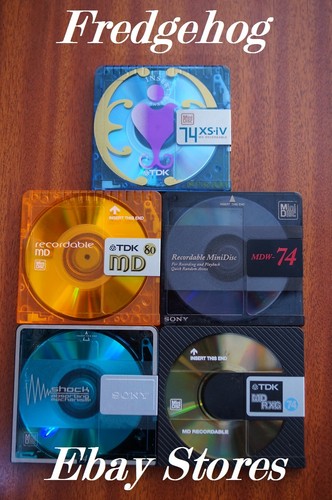 10 MINIDISC SONY Color Collection Série 7 MD 74 min EUR 66,50 - FR