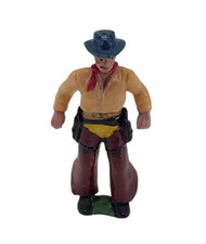Vintage Marx Warrior of The World Hard Plastic Hand Painted Cowboy Jack Straight