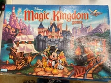 Vintage 2004 Disney's MAGIC KINGDOM Board Game NOT COMPLETE Mickey Mouse