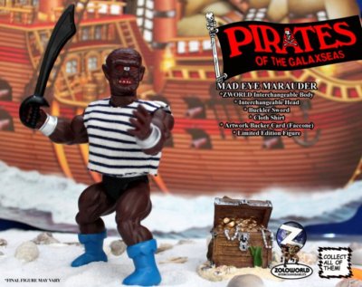 2017 REALM OF THE UNDERWORLD 5.75'' PIRATES MAD EYE MARAUDER TEST SHOT PROTOTYPE
