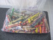 1.8 Pounds of Vintage Crayola Crayons Brilliant Colors Binney & Smith USA Made