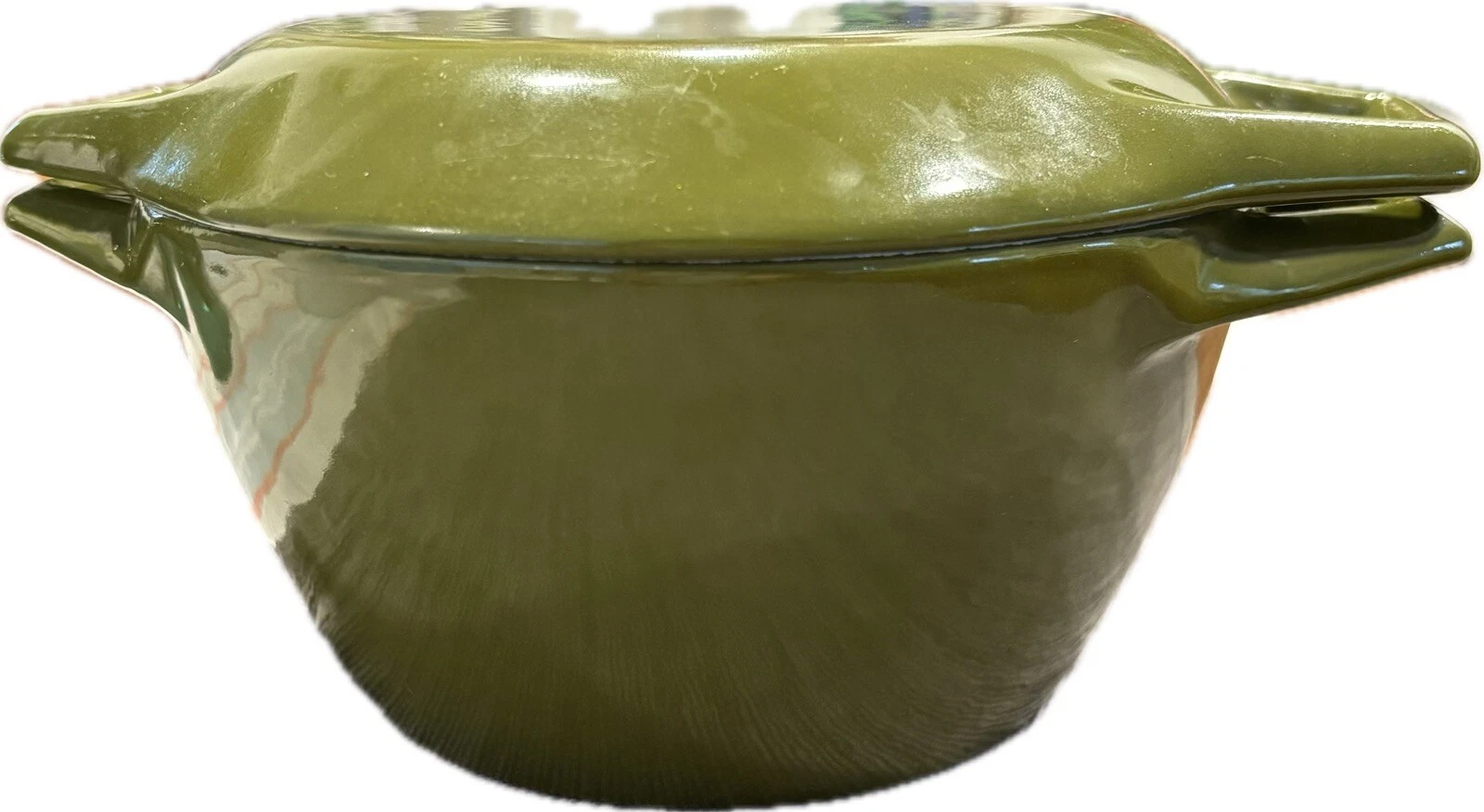 Vintage Copco D1 Cast Iron Dutch Oven 1.25 Quart Green Denmark