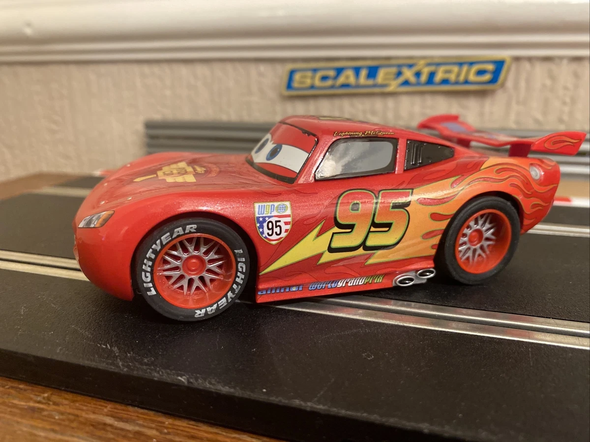 Scalextric Disney Pixar Lightning McQueen 95 Mint Condition Rare