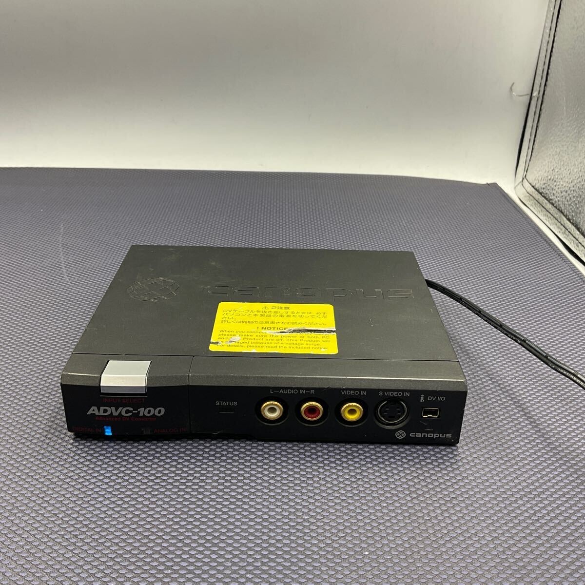 CANOPUS analog digital converter unit model number ADVC-100