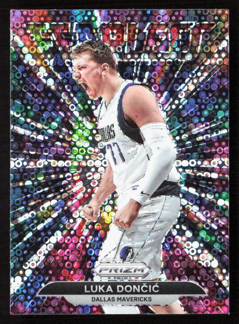 2021-22 Panini Prizm Fast Break Luka Doncic Fearless Disco #10