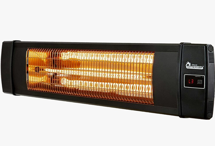Dr. Heater DR-238 Carbon Infrared Outdoor Patio Backyard Black New Electric  Wall | eBay