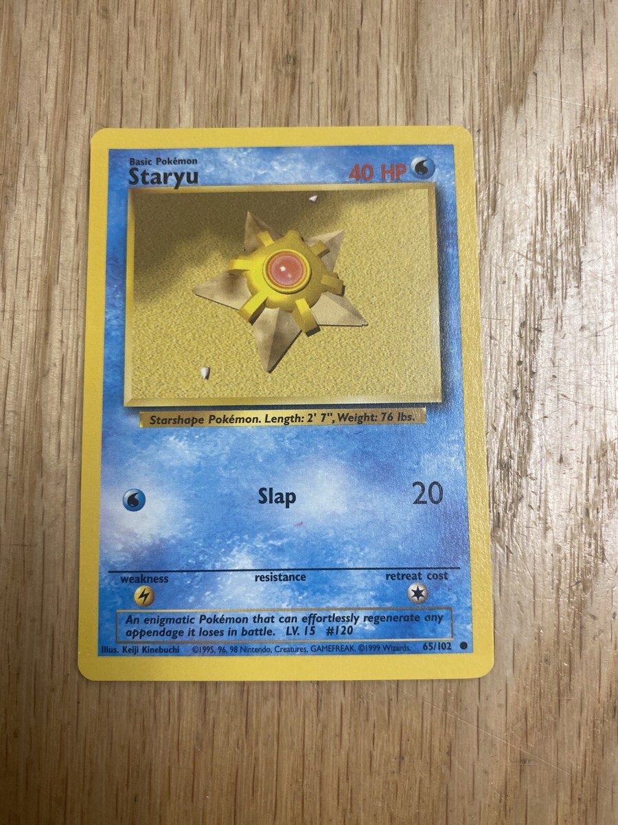 1999 Pokemon Staryu Card | eBay 1999 Pokemon Staryu Card | eBay