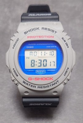 Casio G-SHOCK × XLARGE Collaboration DW-5750 Wristwatch Gray