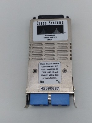 Cisco Systems 30-0848-01 Fiber Optic Transceiver Module 1000Base-ZX MRV 1550nm