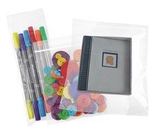 Clear Reclosable Zipper Bags 4 Mil Heavy Duty Jewelry Plastic Poly Bags
