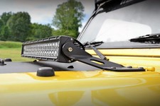 Rough Country 70210 20 Led Light Bar Hood Mount Brackets For 97-06 Jeep Tj