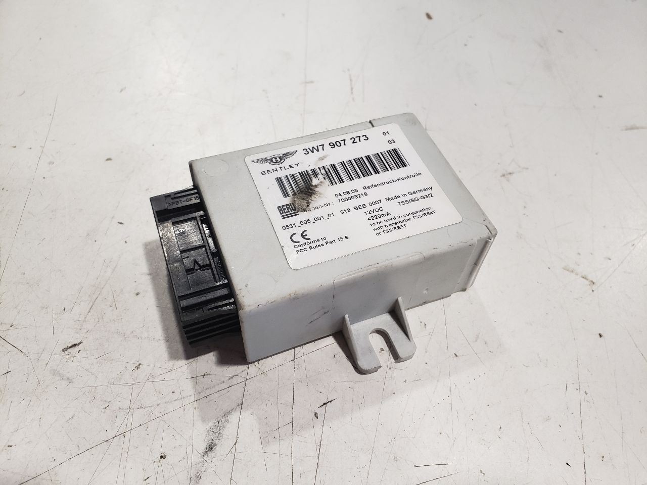 Tire Pressure TPMS Module - 2006 Bentley Flying Spur Auto - OEM 3W7907273