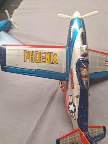 2 DE COLECCIÓN PHOENIX JUGUETE DE HOJALATA AVIÓN DE COMBATE JUGUETE 918-F - Imagen 14 de 16