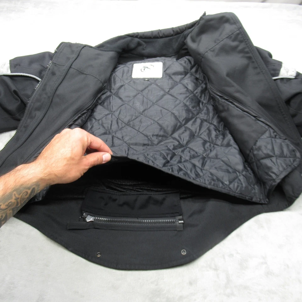 Fieldsheer Jacket Men Medium Black 3in1 Padded Back Protector Motorcycle Riding - Image 3 of 4