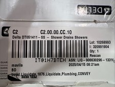 Delta 4" Tile-In Round Shower Drain Brilliance Stainless Steel DT051411-SS