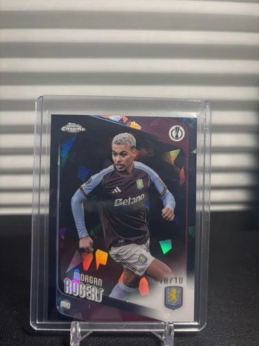 2026 Topps Chrome Sapphire UEFA Club Competitions Morgan Rogers Black  /10