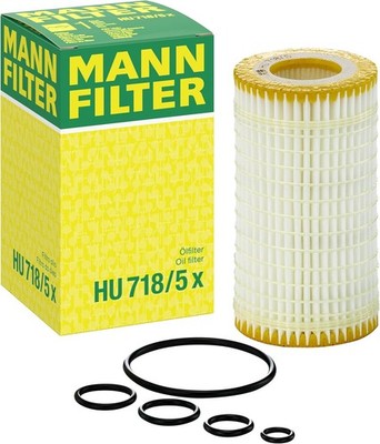 MANN-FILTER HU 718/5 x Ölfilter - für Pkw + Transporter