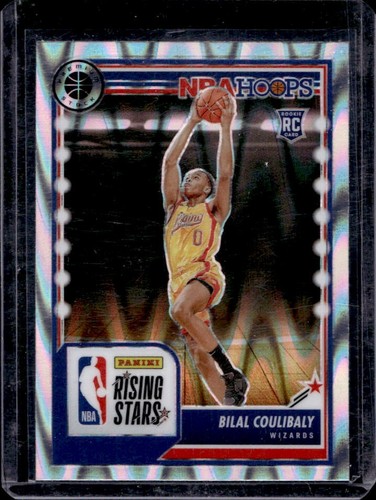 2023-24 Hoops Premium Stock Bilal Coulibaly Rising Stars RC Seismic Prizm #287