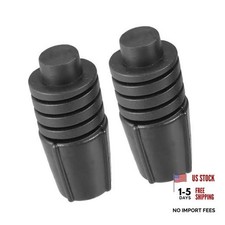 2 Pcs Car Hood Rubber Bumper Hood Bumper Stops Cushion Stoppers Black Rubber