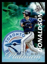 2017 Bowman Platinum #PP-JD Josh Donaldson Green #D 30/99!