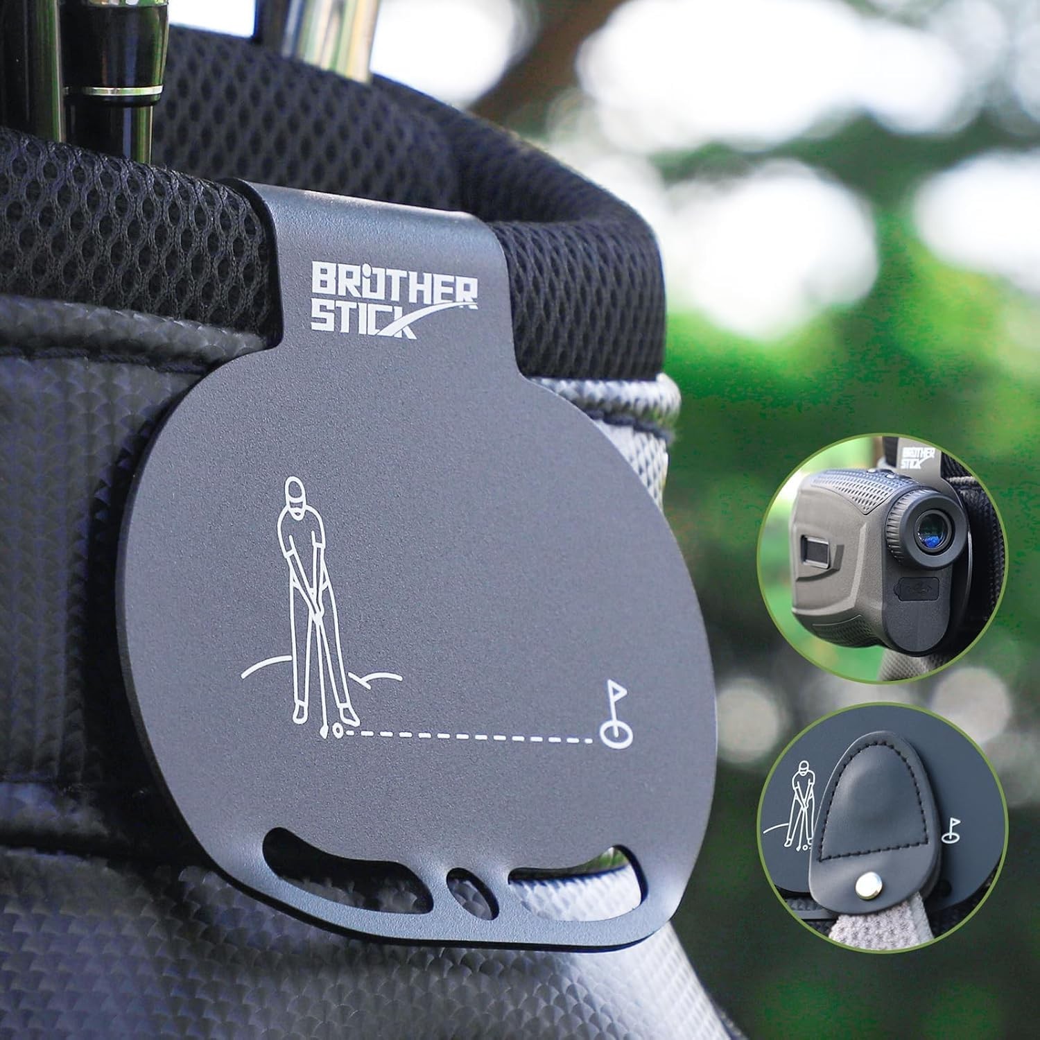 Metal Landing Pads for Golf Bag Accessories for Men Metal Cl