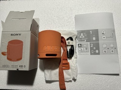 Sony SRS-XB100 Wireless Bluetooth Portable Compact Travel Speaker ORNGE SRSXB100