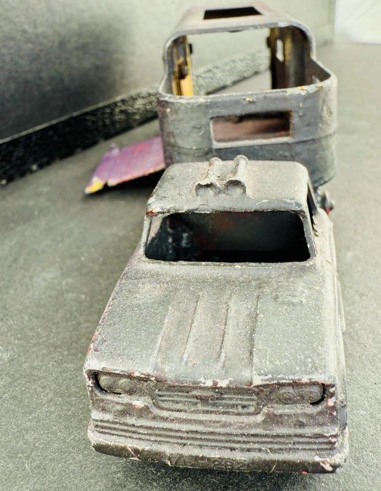 1969 DODGE TRACTOR & ARTICULATED HORSE VAN Matchbox KINGSIZE K-19 TOY - Image 3 of 4