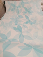 4 Rollen AS Esprit Vliestapete, 0,49€/Meter 36674-3 Blau Weiß,Floral