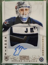 2013-14 Panini National Treasures #151 Edward Pasquale RC Auto Jersey 07/99