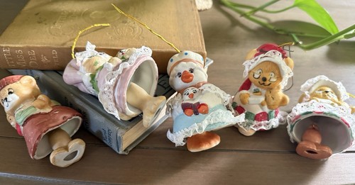 Vintage Jasco Caring Critter Chimer Bells Ornaments Lot of 5 - Picture 3 of 7
