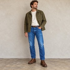 Vintage 2010 Baldwin Denim "The 77" Raw Selvedge Jeans - Made in USA 34/29
