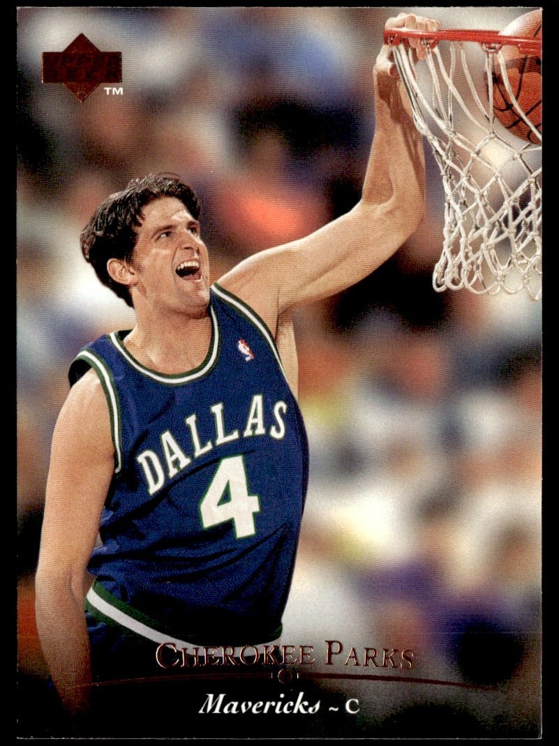 1995-96 Upper Deck Basketball Card Cherokee Parks RC Dallas Mavericks #130