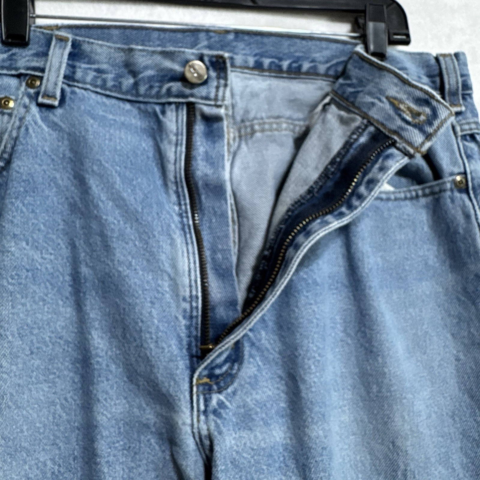 Carhartt B17-STV Men’s Relaxed Fit Work Jeans 38x32 Blue Denim Zip Fly thumbnail 13