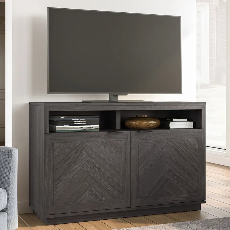 For Tvs Up To 55&rdquo; Adjustable Shelves New