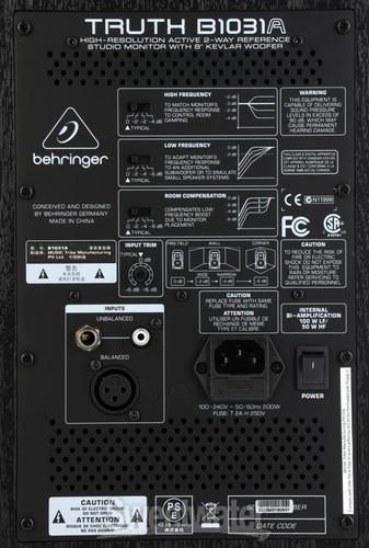 Behringer Truth B1031A 8 inch Powered Studio Monitor - Picture 2 of 8