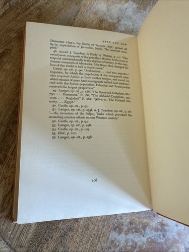 Arab and Jew in the Land of Canaan Rare Hardcover 1957 1st Edition DJ - Picture 14 of 15