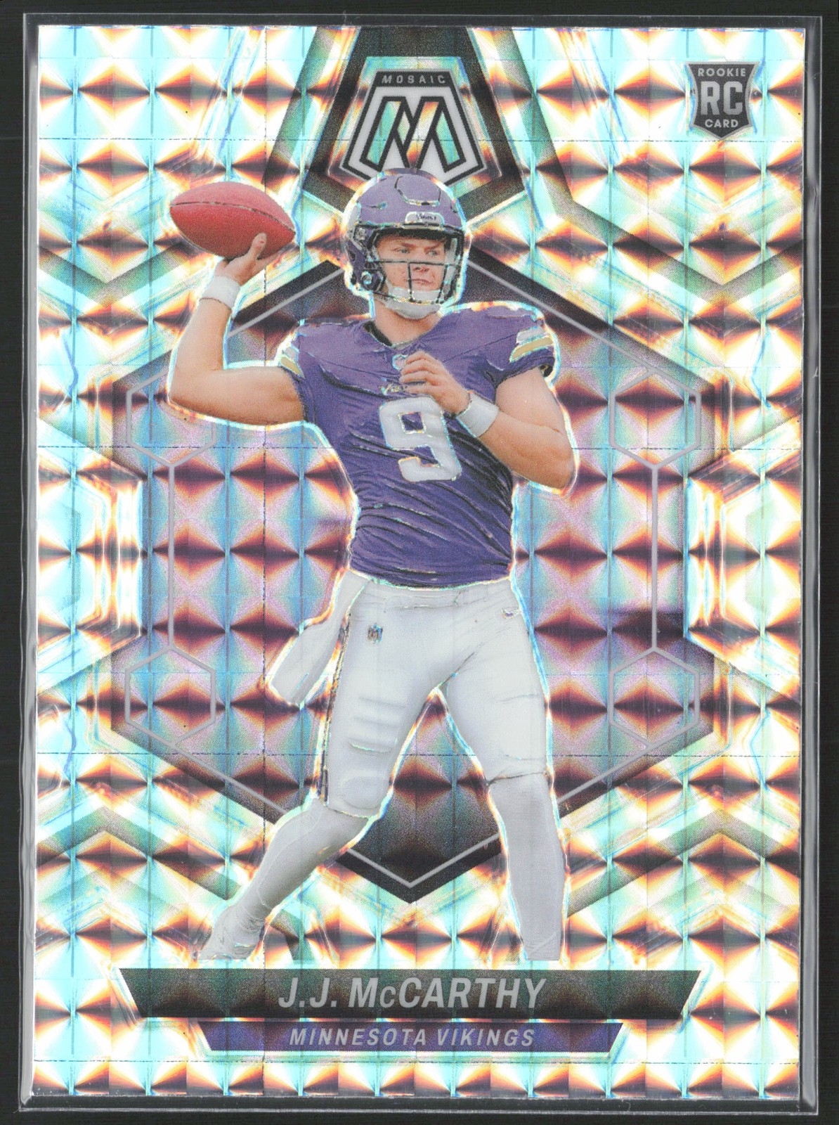 2024 Panini Mosaic #310 J.J. McCarthy Mosaic