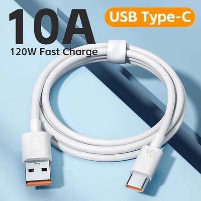 Android 120W 10A USB Zu Typ C Kabel Super Schnelle Ladekabel Für Huawei P40 Hono
