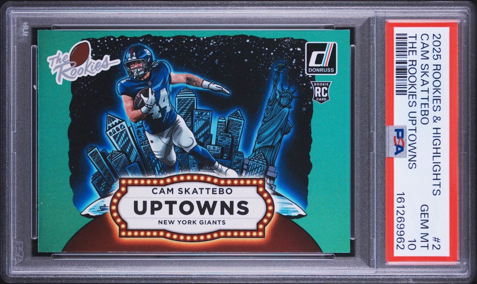 Cam Skattebo Donruss Rookies & Highlights the Rookies Uptowns #2 Green