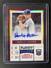 2017 Panini Elite Extra Edition Rawley Hector Playoff Ticket Autograph #11/15!!!
