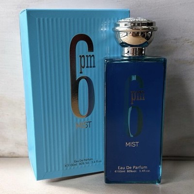 6 Pm Mist Men Cologne Eau De Parfum Long Lasting Natural Spray 100ml.