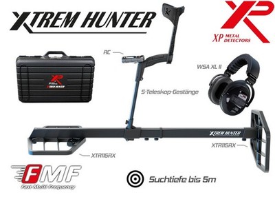XP XTREM Hunter XTR-115 Tiefensuchgerät als Set + gratis MI-6 Pinpointer