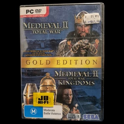 BRAND NEW SEALED Medieval II Total War/ Medieval Kingdoms Gold Edition PC 